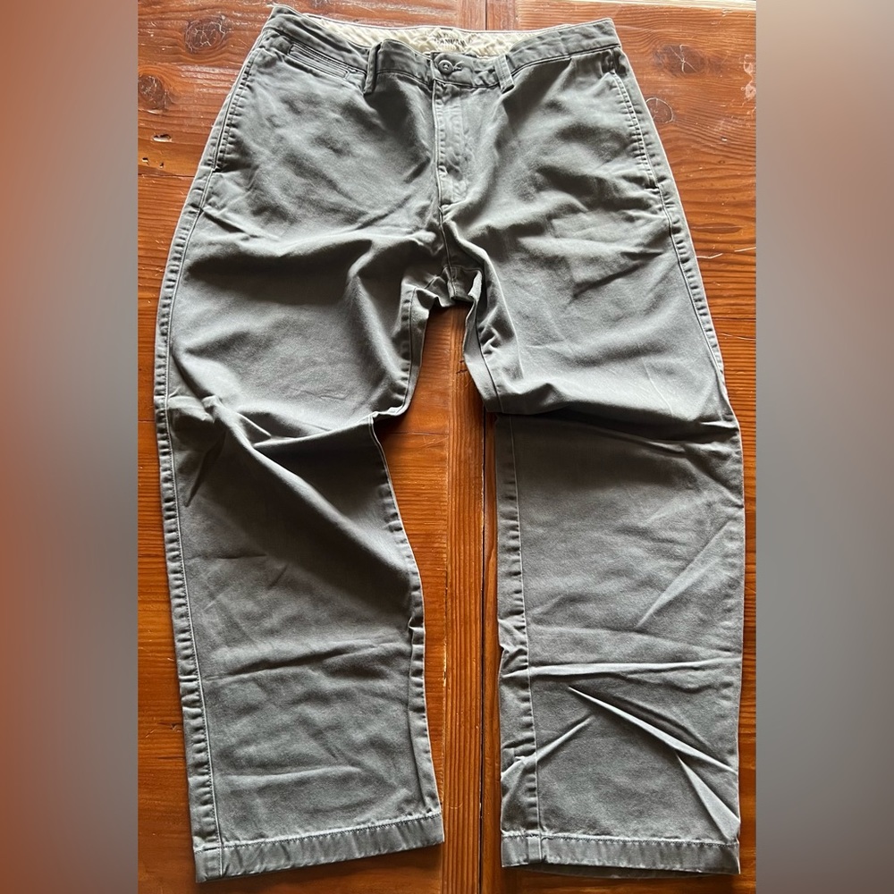 Lands’ End Canvas Mens Straight Fit Pants